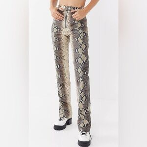 I AM GIA snakeskin bottoms